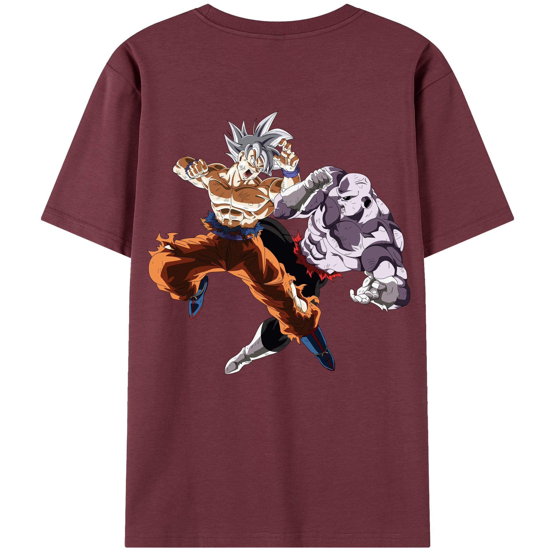 （画像用） ドラゴンボール 孫悟空（そん ごくう）Son Goku カカロット DRAGON BALL Kakarotto 綿100％半袖Tシャツ（背面プリント）